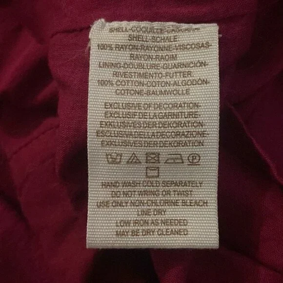 𝅺FREE People Emma Floral Embroidered Tunic Mini Dress in Berry Purple NWT - Picture 8 of 8